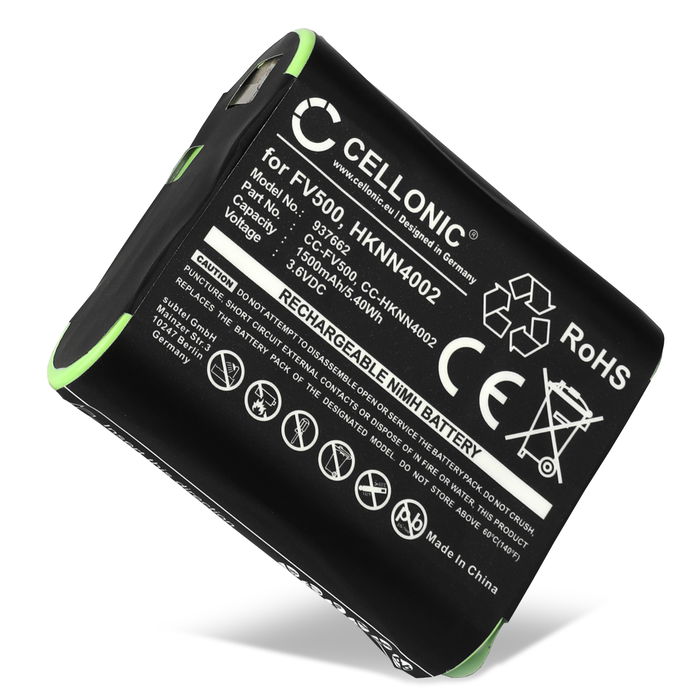 Battery til Motorola Talkabout T82 EXTREME, T82, T92 H2O, T800, T200, T600 H20, T260, T460 1500mAh NiMH 3.6V fra CELLONIC