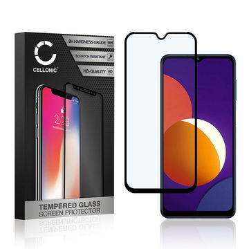 Skærmbeskytter glas til Samsung Galaxy M12 (SM-M127) - Tempered Glass (HD kvalitet / 3D Full Cover / 0,33mm / 9H)