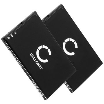 2x ICP5/44/61 batteri til mobiltelefoner Bea-fon SL810 / SL820 - ICP5/44/61 1400mAh - udskift dit mobilbatteri og få mere ud af din mobil