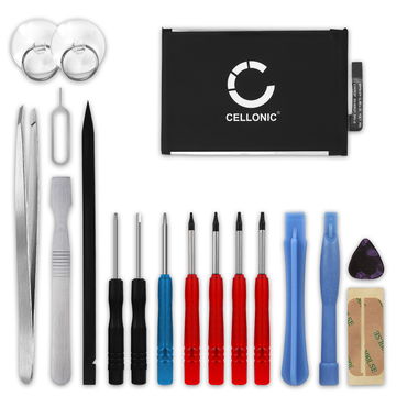 CELLONIC Udskiftning af mobil batteri til Sony Xperia 10 II + 17-værktøjs reparationssæt til telefoner - SNYSV24 3500mAh