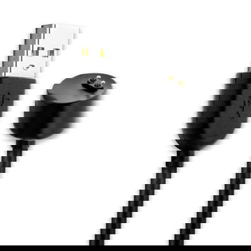 USB Smart Watch Charger for Amazfit Band 5 / Xiaomi Mi Band 5 / Mi Band 6 Hurtig opladning 1A Datakabel Smartwatch Fitness Tracker PVC - Sort