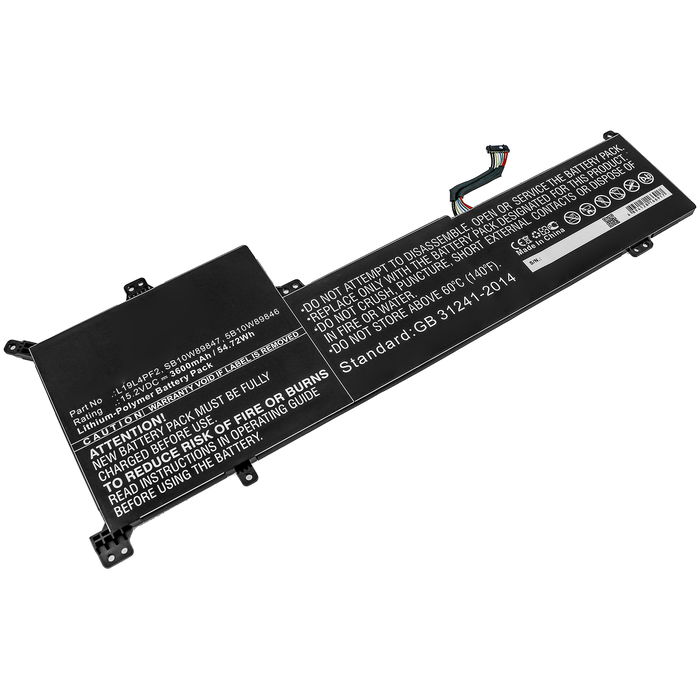 Batteri til Lenovo IdeaPad 3-17ADA05, 3-17ARE05, 3-17IIL05, 3-17IML05, L19L4PF2 Bærbar computer - 3600mAh 15.2V 