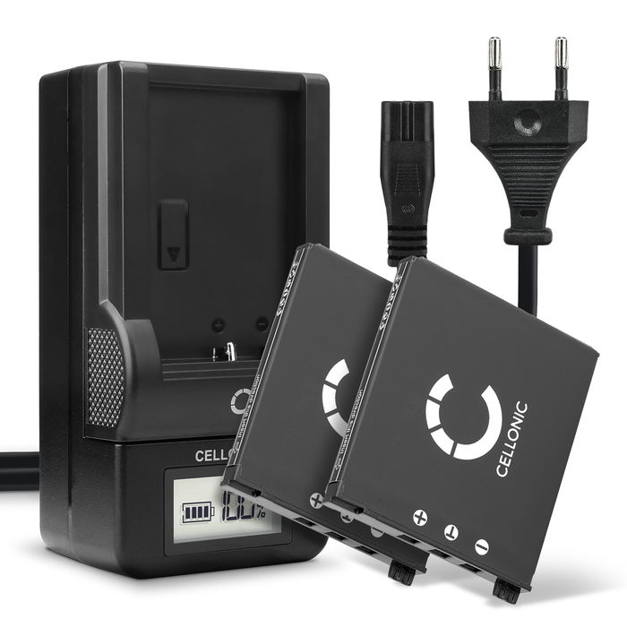 2x Kamera batteri til Casio Exilim EX-Z9 nyt batteri 720mAh  eller som backup batteri + Oplader