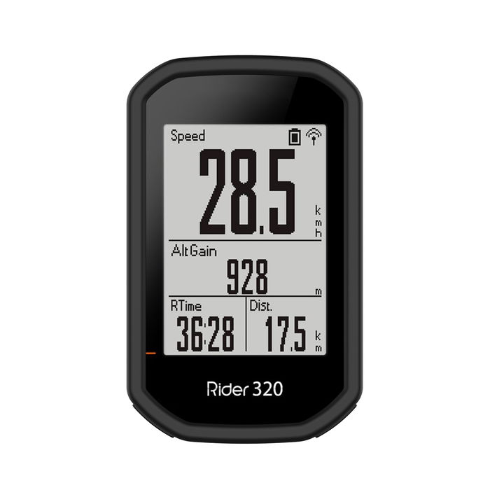 subtel Silikone Case til Bryton Rider 420, Rider 320, Rider 430 Cover - Beskyttende Bumper Shell Skin Shockproof Rubber Housing for GPS SatNav Sat Navi Navi - Sort