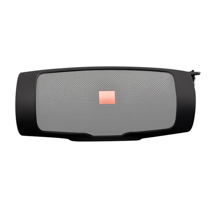 subtel Silikone cover til JBL Charge 4 Cover Blødt beskyttende Bumper Travel Carry Carry Speaker Shell Skin Shockproof Vandtæt Vandtæt Gummi Hull Housing - Sort