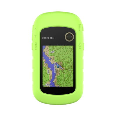 subtel Silicone Case for Garmin eTrex 10 eTrex 20 eTrex 20x eTrex 22x eTrex 30 eTrex 30x eTrex 32x Cover - Protective Bumper Shell Skin Shockproof Rubber Housing for GPS SatNav Sat Nav Navi - Green