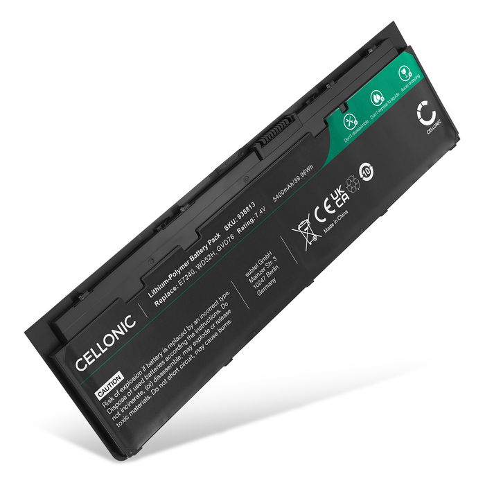 Dell Latitude 12 E7240 Batteri 5400mAh fra subtel