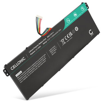 Batteri til Acer Aspire R3, R3-131T, ES1-572, Chromebook 11 C730E-C07S, C730E-C555, AC14B3K Bærbar computer - 3600mAh 15.2V 