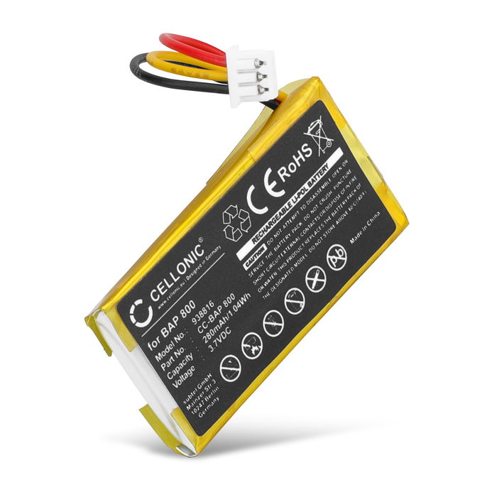 Battery til Sennheiser RS 5000, Flex 5000, Set 880 280mAh 3.7V fra CELLONIC