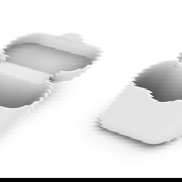 Opladningsetui til Sony WF-1000XM3 hørebøffer - udskiftning af beskyttelseshylster af silikone, der beskytter mod stød og vand - hvid