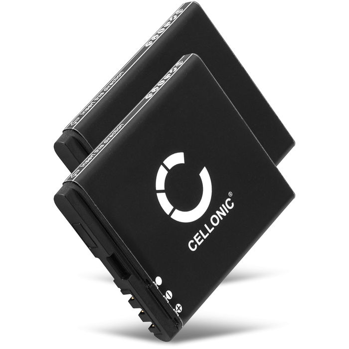 2x BL-6F batteri til mobiltelefoner Nokia N95 8GB / N78 / N79 - BL-6F 1200mAh - udskift dit mobilbatteri og få mere ud af din mobil
