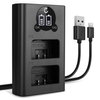 Dobbeltoplader + USB Kabel