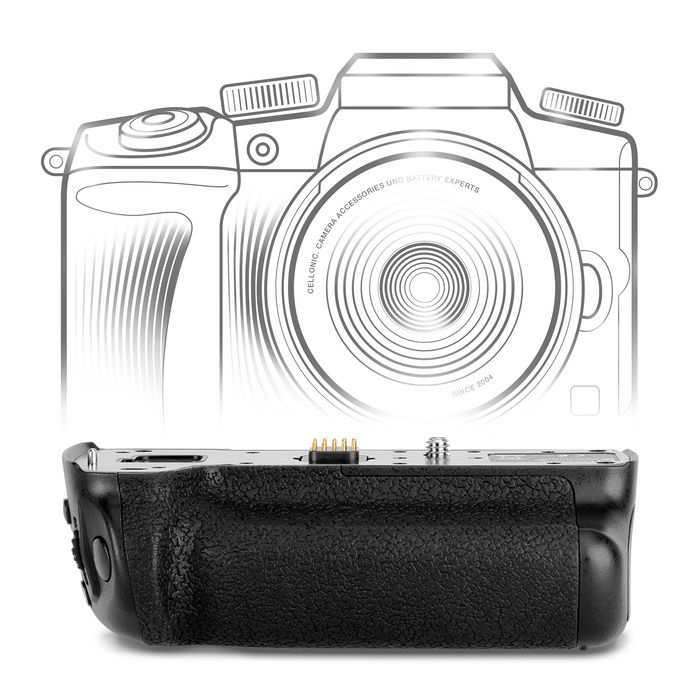 DMW-BGGH5 Batterigreb til Panasonic Lumix GH5, Lumix GH5 II Kameraer – DMW-BLF19 Lodret Portrætgreb