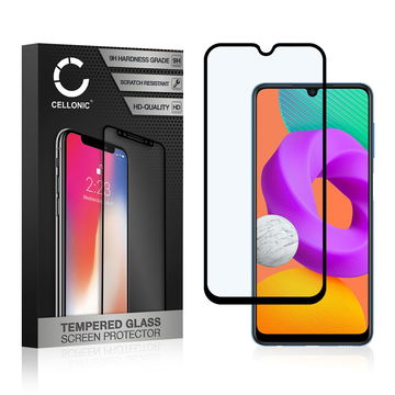Skærmbeskytter glas til Samsung Galaxy M22 (SM-M225) - Tempered Glass (HD kvalitet / 3D Case-friendly / 0,33mm / 9H)