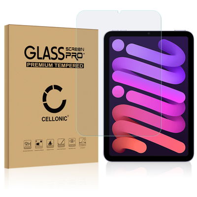 CELLONIC Skærmbeskytter til Apple iPad Mini 6 (2021) - A2568 2.5D 0,33mm Full Glue hærdet glas beskyttende cover
