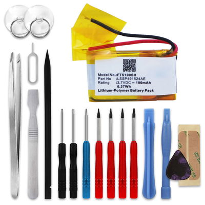 Smartwatch Batteri til FitBit Surge - LSSP491524AE 100mAh + Værktøj udskiftsningsbatteri