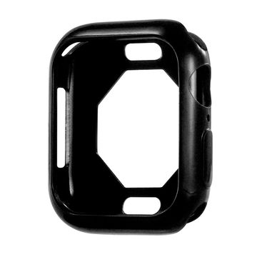 subtel Beskyttelsesetui til Apple Watch 7 - 41mm Fitness Tracker GPS Smart Watch Cover Smartwatch Corner Edge Protector Bumper Case Frame - Sort