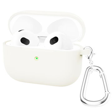 Lomme til Apple AirPods 3 - Silikone, hvid taske lomme sag
