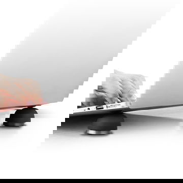 Universal Laptop Stander - Justerbar, letvægts, ergonomisk, kølende, bærbar computerstativ - ventileret, sammenklappelig Notebook Elevator, køler og holder til arbejdsbord og bord