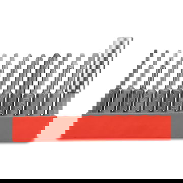 12-pc Impact Driver Bits & Precision Skruetrækker Sæt - Magnetisk S2 1/4 tommer 50mm Square Head, Triangle, Security, Triwing, Robertson Electric Screwdriver Bit Set for Drill