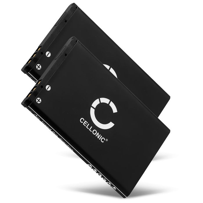 2x AK-C140 batteri til mobiltelefoner Texet TD-D109 / TM-B111 / TM-B210 / TM-B310 / TM-B312 / TM-B415 / TM-D105 / TM-D107 / TM-D108 / TM-D205 / Bea-fon S33 - AK-C140 900mAh - udskift dit mobilbatteri og få mere ud af din mobil