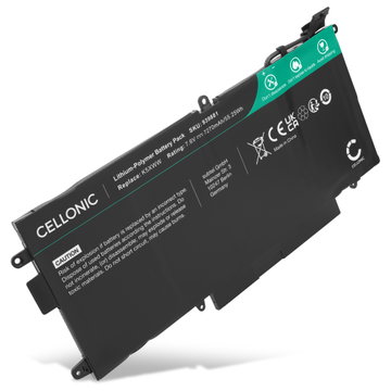 Batteri til Dell Latitude 12 5289, E5289 2-in-1 Series, E5289, 7389 2-in-1 Series, L3180 Series, Dell K5XWW, N18GG, 725KY Bærbar computer - 4200mAh 7.6V 