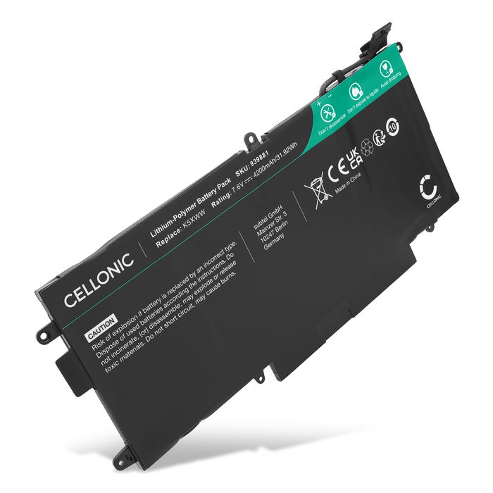 Bærbar batteri til Dell Latitude 7390 2-in-1 Series udskift batteri 4200mAh og giv din bærbar nyt liv