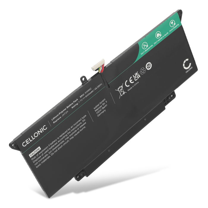 Batteri til Dell Latitude 7410, 7310, 7CXN6, JHT2H, HRGYV Bærbar computer - 6400mAh 7.7V 