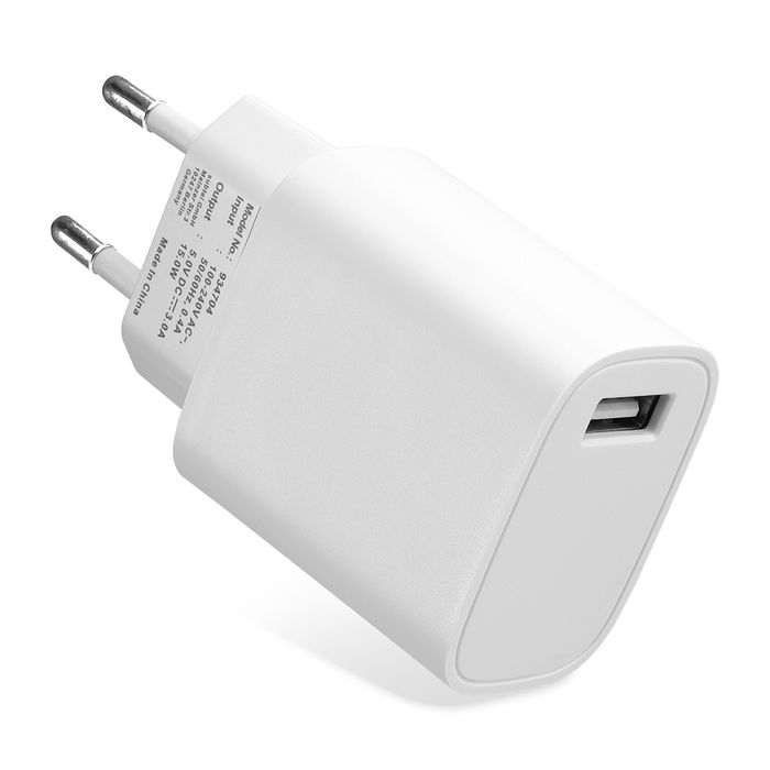 USB Oplader til Apple iPhone 14, 13, 12, 11, X, XS, XR, 8, 7, SE med - 3A USB hurtigoplader Strømstik til socket Opladningsadapter