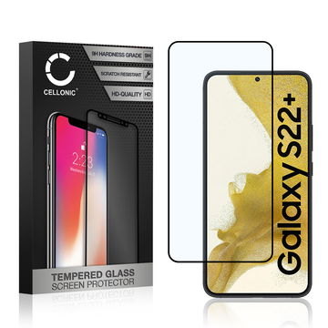 Skærmbeskytter glas Samsung Galaxy S22 Plus (3D Case-friendly, 9H, 0,33mm, Full Glue) Screen Protector