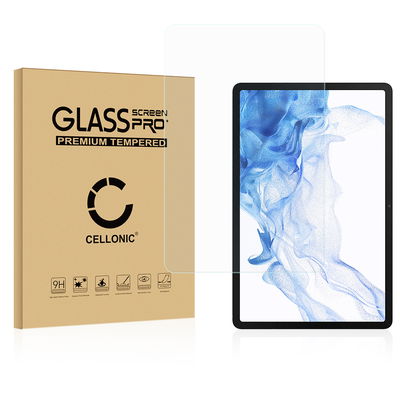 CELLONIC Skærmbeskytter til Samsung Galaxy Tab S8 X700N 2.5D 0,33mm Full Glue hærdet glas beskyttende cover