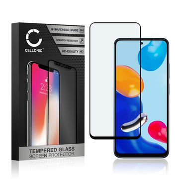 Skærmbeskytter glas Xiaomi Redmi Note 11 (3D Case-friendly, 9H, 0,33mm, Full Glue) Screen Protector
