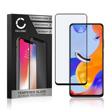Skærmbeskytter glas Xiaomi Redmi Note 11 Pro (3D Case-friendly, 9H, 0,33mm, Full Glue) Screen Protector