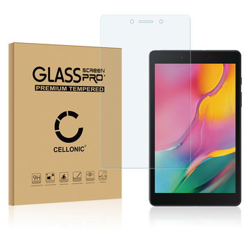 CELLONIC Skærmbeskytter til Samsung Galaxy Tab A 8.0 (2019) SM-T290 2.5D 0,33mm Full Glue hærdet glas beskyttende cover