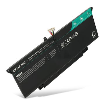1x Batteri til Dell Latitude 7410 2-in-1, 7310, 7000 2-in-1, 7410 14 Touchscreen 2 in 1, 7CXN6, 7CXN6, CQCQ, JHT2H Bærbar computer - 6400mAh 7.7V 