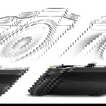 DMW-BGGH3 Batterigreb til Panasonic Lumix GH3, GH3A, GH3H, GH4, GH4A Kameraer – DMW-BLF19 Lodret Portrætgreb