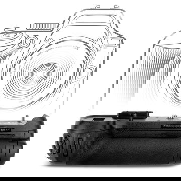 MB-D12 Batterigreb til Nikon D800, D800E, D810, D810A, D810E Kameraer – EN-EL15 Lodret Portrætgreb