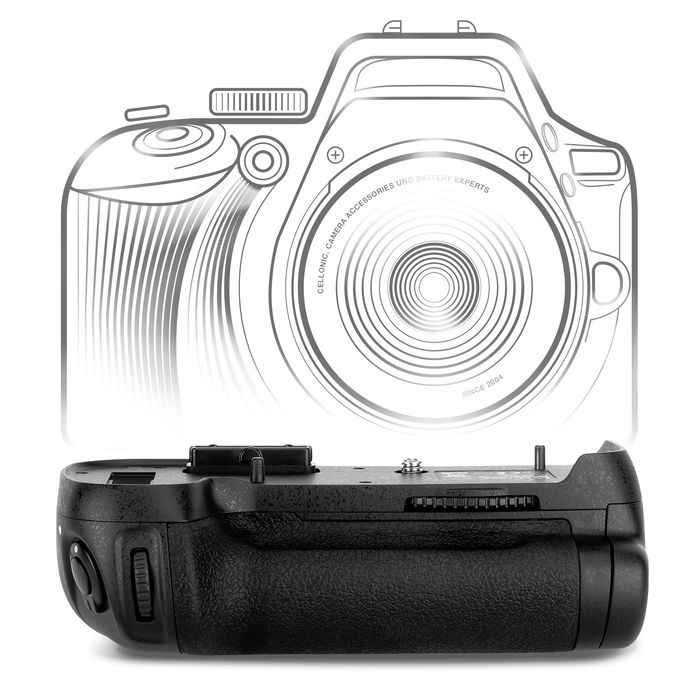 Nikon D810 Battery Grip MB-D12 for EN-EL15 Batteries - Multifunction Camera Portrait / Vertical Grip