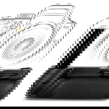 MB-D200 Batterigreb til Nikon D200 Kameraer – EN-EL3e Lodret Portrætgreb