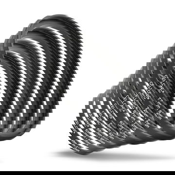 CELLONIC 8-dels sæt - Filter og blænde med opadgående adapterring til opadgående adapterringe til objektiv 49-52mm, 52-55mm, 55-58mm, 58-62mm, 62-67mm, 67-72mm, 72-77mm, 77-82mm