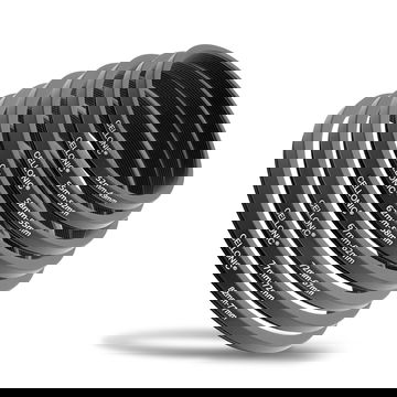 CELLONIC 8-dels sæt - Filter og blænde med opadgående adapterring til opadgående adapterringe til objektiv 52-49mm, 55-52mm, 58-55mm, 62-58mm, 67-62mm, 72-67mm, 77-72mm, 82-77mm