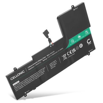 Batteri til Lenovo Yoga 710-14IKB, 710-14ISK, 710-15IKB, 710-15ISK Bærbar computer - 6800mAh 7.64V 