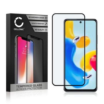 Skærmbeskytter glas Xiaomi Redmi Note 11S (3D Case-friendly, 9H, 0,33mm, Full Glue) Screen Protector
