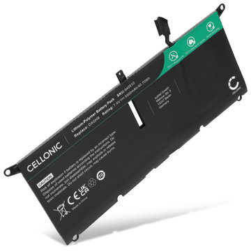 Batteri til Dell XPS 13 9380, XPS 13 9390, DXGH8, G8VCF, H754V Bærbar computer - 5500mAh 7.4V 
