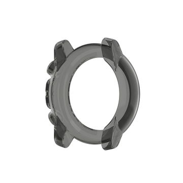 subtel Beskyttelsesetui til Amazfit Stratos 3 Fitness Tracker GPS Smart Watch Cover Smartwatch Corner Edge Protector Bumper Case Frame - Sort