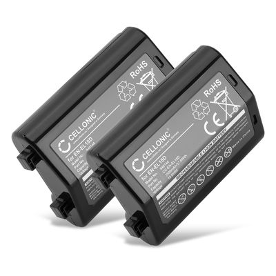 2x Batteri til Nikon D6, Nikon Z 9 EN-EL18D (3500mAh, 10.8V) fra CELLONIC
