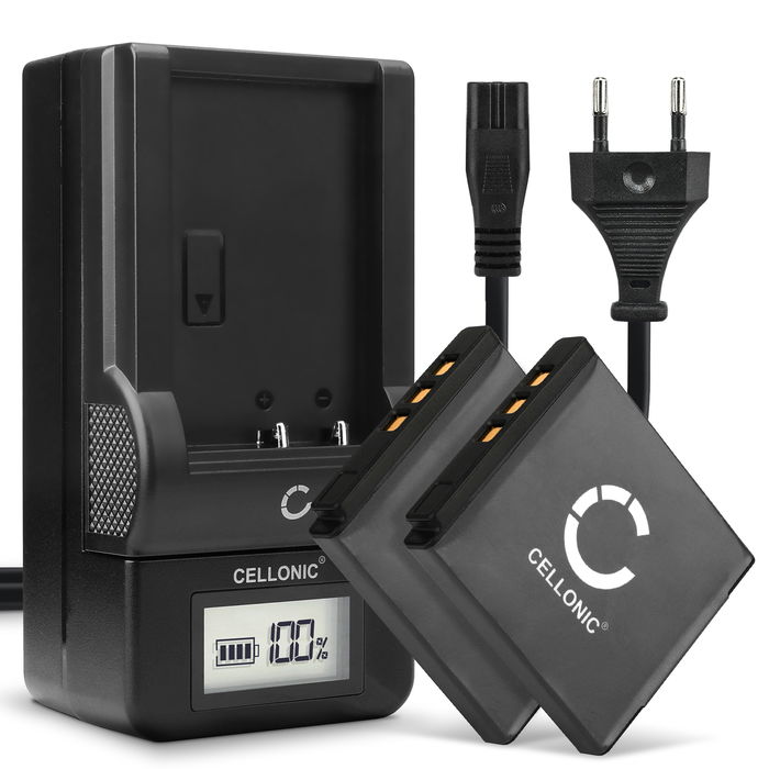 2x Kodak Zi8 Kamera batteri, nyt batteri 700mAh eller som backup batteri + Oplader