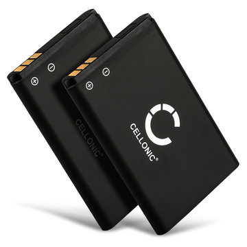 2x Battery til Swisstone BBM 625, BBM 320, BBM 615, BBM 610, BBM 300, BBM 400, BBM 420 1020mAh 3.6V - 3.7V fra CELLONIC