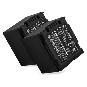 2x Batteri til Panasonic NV-GS250 VDR-D250 NVGS320 NVGS500 GS400 GS180 GS60 CGA-DU12, CGA-DU14, CGA-DU21 (1440mAh, 7.4V) fra CELLONIC
