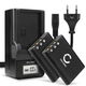 2x Batteri 600mAh + Oplader